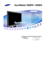 Samsung SyncMaster 206BW Handleiding