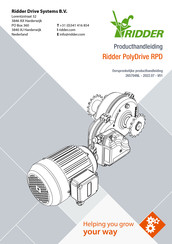 Ridder PolyDrive RPD Producthandleiding