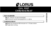 LORUS V657 Gebruiksaanwijzing