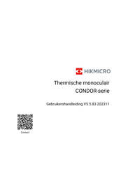 Hikmicro CONDOR Series Gebruikershandleiding