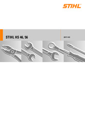 Stihl HS 56 Gebruiksaanwijzing