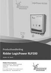 Ridder LogicPower RLP200 Producthandleiding