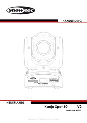 SHOWTEC Kanjo Spot 60 Handleiding