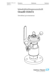 Endress+Hauser Cleanfit COA451 Handleiding Voor Inbedrijfstelling