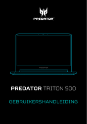 Acer PREDATOR TRITON 500 Gebruikershandleiding