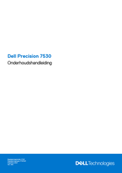 Dell Precision 7530 Onderhoudshandleiding