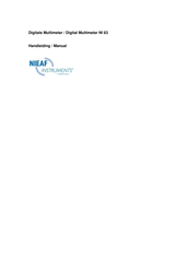 Nieaf Instruments NI 63 Handleiding