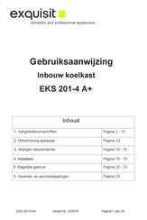 Exquisit EKS 201-4 A plus Gebruiksaanwijzing