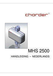 Charder MHS 2500 Handleiding