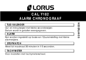 LORUS Y182 Gebruiksaanwijzing