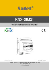 Satel KNX-DIM21 Gebruiksaanwijzing