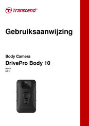 Transcend DrivePro Body 10 Gebruiksaanwijzing