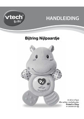 VTech baby Bijtring Nijlpaardje Handleiding