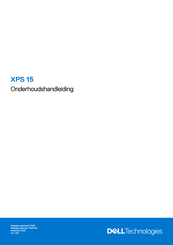 Dell XPS 15 Onderhoudshandleiding