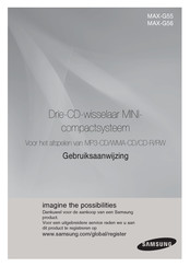 Samsung MAX-G56 Gebruiksaanwijzing