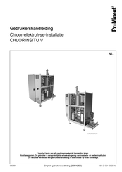 ProMinent CHLORINSITU V Gebruikershandleiding