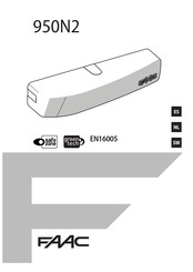 FAAC 950N2 Gebruiksaanwijzing