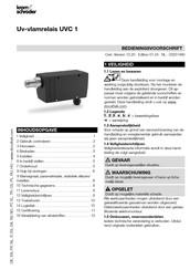 Krom Schroeder UVC 1 Bedieningsvoorschrift