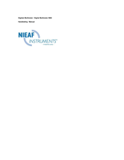 Nieaf Instruments NI80 Handleiding