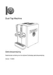 Jägermeister Dual Tap Machine Gebruiksaanwijzing