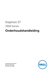 Dell Inspiron 17 7000 Series Onderhoudshandleiding