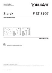 Duravit Starck ST 8907 Montagehandleiding