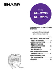 Sharp AR-M276 Gebruiksaanwijzing