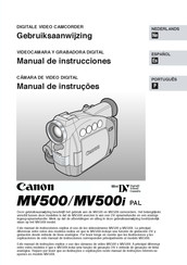 Canon MV500 Gebruiksaanwijzing