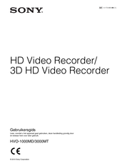 Sony HVO-3000MT Gebruikersgids