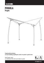 Handson PERGOLA Originele Gebruiksaanwijzing