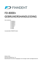 FINNDENT FD-8000B2 plus Gebruikershandleiding