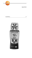 TESTO 410-1 Handleiding