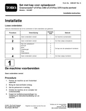 Toro Greensmaster eTriFlex 3370 Installatie-Instructies