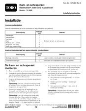 Toro Reelmaster 3550 Series Installatie-Instructies