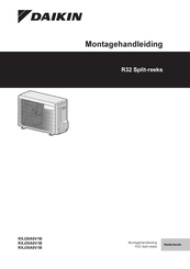 Daikin RXJ20A5V1B Montagehandleiding