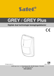 Satel GREY Plus Gebruiksaanwijzing