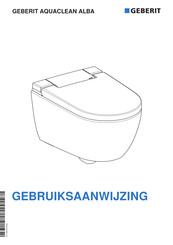 Geberit AQUACLEAN ALBA Gebruiksaanwijzing