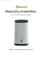 Meaco MeacoDry Arete Een Gebruiksaanwijzing