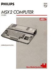 Philips MSX2 COMPUTER VG 8235 Gebruiksaanwijzing