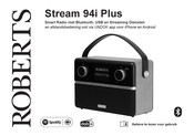 Roberts Stream 94i Plus Gebruiksaanwijzing