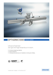 KROHNE OPTISONIC 8300 Technische Handleiding