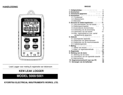 Kyoritsu Electrical Instruments Works KEW LEAK LOGGER 5001 Handleiding