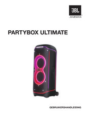 Harman JBL PARTYBOX ULTIMATE Gebruikershandleiding