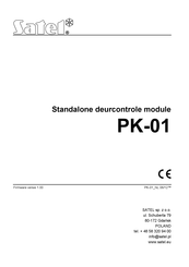 Satel PK-01 Gebruiksaanwijzing