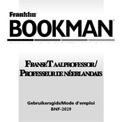 Bookman BNF-2029 Gebruikersgids