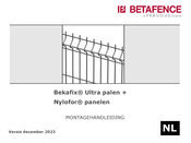 PRAESIDIAD Betafence Bekafix Ultra palen + Montagehandleiding