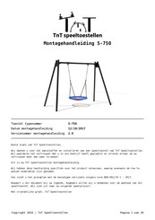 TNT S-750 Montagehandleiding