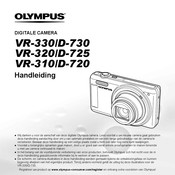 Olympus VR-310/D-720 Handleiding