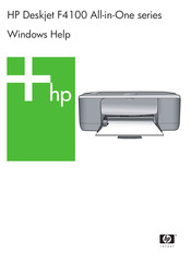 HP Deskjet F4100 series Helpgids