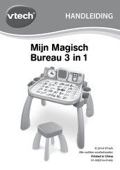 VTech Mijn Magisch Bureau 3 in 1 Handleiding